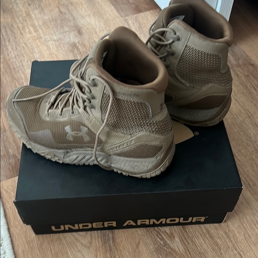 Under Armour Brown High-Top Tactical Boots